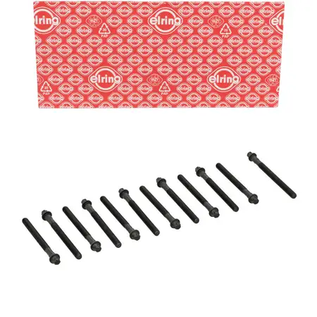 12x ELRING 460.030 Zylinderkopfschraube M10x1,5x115 f&uuml;r BMW E90/92/93 E60/61 E63/64 S65/85