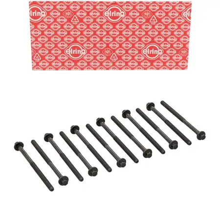 12x ELRING 477.940 Zylinderkopfschraube M12x1,75x197 f&uuml;r VOLVO V60 1 V70 3 XC60 XC70 D52