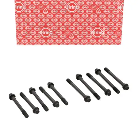 10x ELRING 708.210 Zylinderkopfschraube f&uuml;r TOYOTA Avensis T22 Corolla E9 E10 E11 1.6