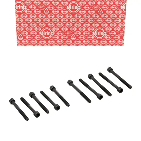 10x ELRING 708.270 Zylinderkopfschraube M9x1,25 f&uuml;r TOYOTA Corolla E10 E11 1.3/1.4i