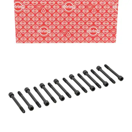 14x ELRING 710.100 Zylinderkopfschraube M12x1,75x112 f&uuml;r NISSAN Patrol GR 4 + 5 2.8 TD