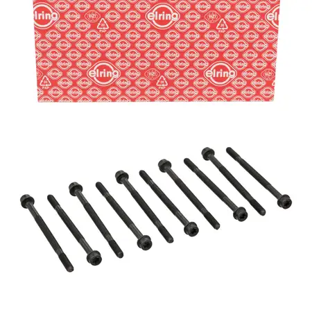 10x ELRING 758.280 Zylinderkopfschraube M11x1,5x175 f&uuml;r PEUGEOT 205 305 2 306 309 1.6