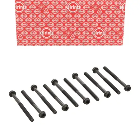 10x ELRING 760.030 Zylinderkopfschraube M11 f&uuml;r MERCEDES W202/203 W210/211 W220 R230 M113