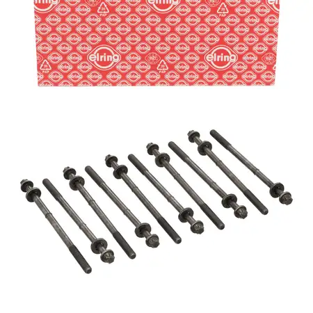 10x ELRING 804.910 M12 cylinder head bolt for OPEL Astra G, Vectra B, C, and Omega B 2.0/2.2D