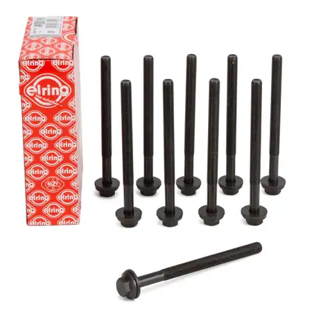 10x ELRING Zylinderkopfschraube M12 f&uuml;r FORD Focus 4 Mondeo 5 Kuga 3 Transit 2.0 2080936