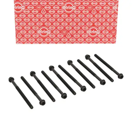 10x ELRING 802.900 cylinder head bolts for FORD Escort 5, 6, Galaxy 1, and Transit 2.0/2.3