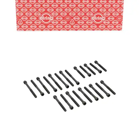 22x ELRING 820.210 Zylinderkopfschrauben M12 f&uuml;r MERCEDES W123 W460 W116 W126 300D OM617