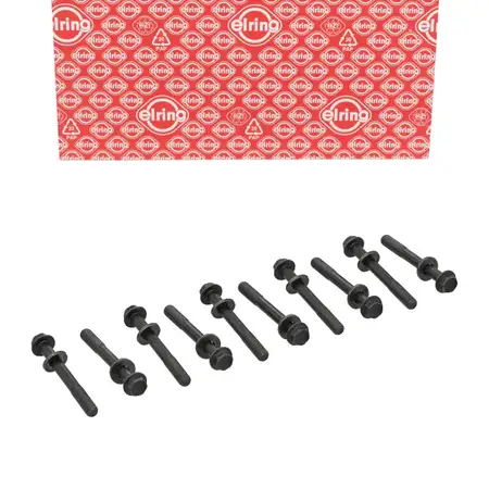 10x ELRING 862.780 Zylinderkopfschraube M10x1,25x87 f&uuml;r SUZUKI Carry Samurai SJ410 0.8 1.0