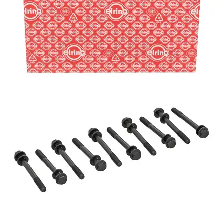 10x ELRING 862.810 Zylinderkopfschraube M10x1,5x94 f&uuml;r SUZUKI Swift 1 2 1.3i Vitara 1.6i