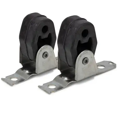 2x ERNST Halter Auspuff Schalld&auml;mpfer f&uuml;r VW Polo 4 5 A1 8X Ibiza 3 4 Fabia 1 2 6X0253144G