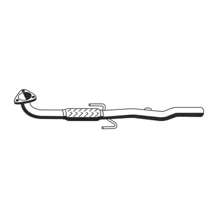 ERNST 043458 Abgasrohr f&uuml;r OPEL Signum CC Vectra C 2.2 Z22SE Z22YH vorne 55352870