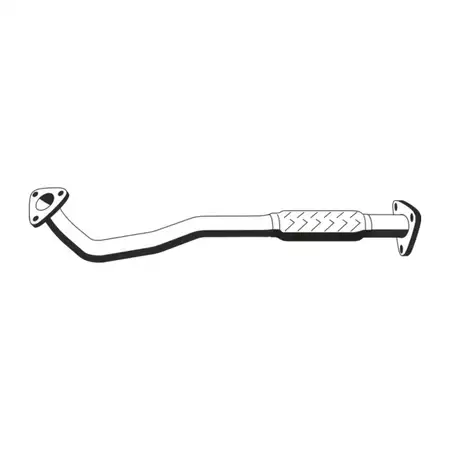 ERNST 043465 Abgasrohr Auspuffrohr f&uuml;r OPEL Signum Vectra C SAAB 9-3 (YS3F) 1.9D vorne