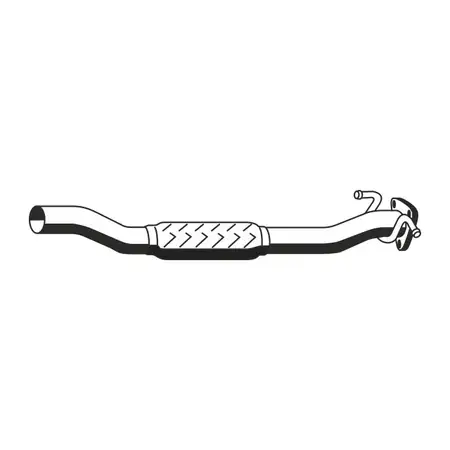 ERNST 012485 Abgasrohr Auspuffrohr f&uuml;r OPEL Corsa D 1.3 CDTI 90 PS Z13DTH vorne 13247378
