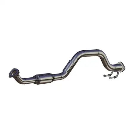 ERNST 140447 Abgasrohr Auspuffrohr Hosenrohr f&uuml;r VW Caddy 3 1.4 80 PS BUD vorne