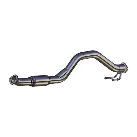 ERNST 155472 Abgasrohr Auspuffrohr f&uuml;r VW Golf 5 6 Eos Beetle Jetta 3 Touran 1.4 TSI vorne