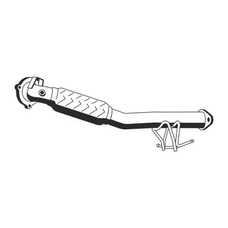ERNST 309400 Exhaust Pipe for FORD Kuga 1 MK1 2.5 4x4 200 hp (front) 1845393