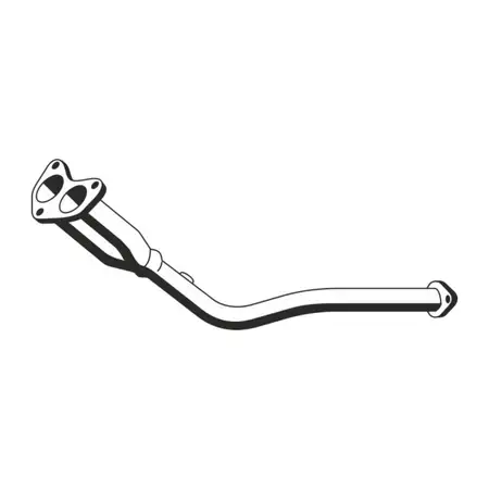 ERNST 333429 Abgasrohr Auspuffrohr f&uuml;r FORD Sierra 2 2.0i 115/120 PS mit 3-Wege Kat vorne
