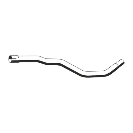 ERNST 550475 Abgasrohr f&uuml;r FIAT 500 / C 312 Panda 169 FORD Ka RU8 1.3D mit DPF mitte