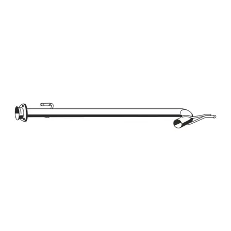 ERNST 515429 Exhaust pipe for CITROEN Jumper 2, PEUGEOT Boxer, FIAT Ducato 244 2.0/2.2D (center)