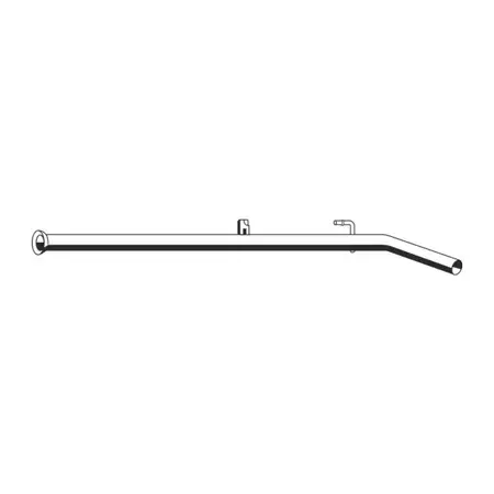 ERNST 522502 Exhaust Pipe for RENAULT Clio 2 1.2 / 16V 58/75 hp (mid-mount)