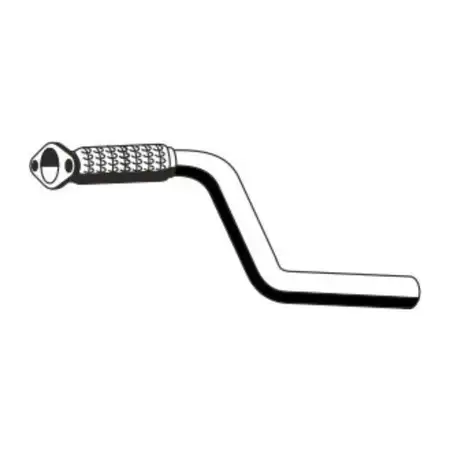 ERNST 523424 Abgasrohr Auspuffrohr f&uuml;r RENAULT Clio 4 Captur 1 0.9 TCe vorne 200108269R