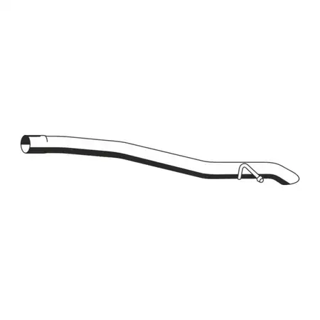ERNST 650410 Abgasrohr Auspuffrohr Endrohr f&uuml;r VOLVO S40 II V50 1.8 2.0 125/146 PS hinten