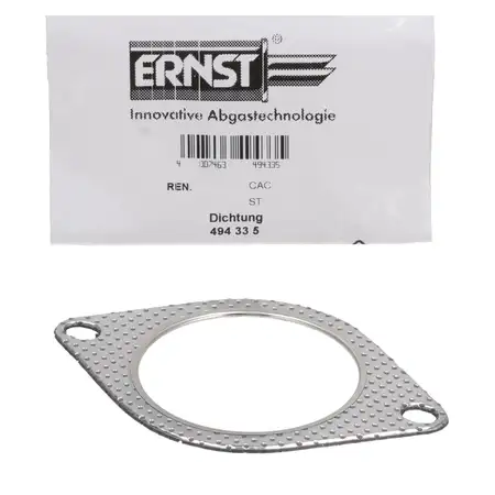 ERNST 494335 Dichtung Abgasrohr f&uuml;r RENAULT Clio 4 0.9 TCe 90 90 PS vorne 206910004R