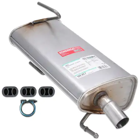 ERNST Endschalld&auml;mpfer + Zubeh&ouml;r f&uuml;r OPEL Meriva A 1.6 / 16V 87/100/105 PS 05.2003-05.2010