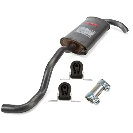 ERNST Endschalld&auml;mpfer + Zubeh&ouml;r f&uuml;r VW Polo 3 6N1 6N2 1.0 1.3 1.4 1.6 50-75 PS