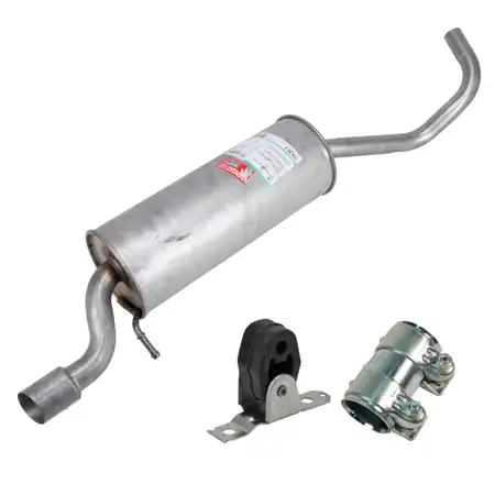 ERNST Endschalld&auml;mpfer + Anbausatz f&uuml;r VW Polo 5 6R 6C 1.4/1.6 / BiFuel 82/85 PS