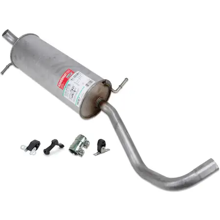 ERNST Endschalld&auml;mpfer + Zubeh&ouml;r f&uuml;r VW Polo 9N SEAT Ibiza 3 SKODA Fabia 1 1.4 16V 75 PS