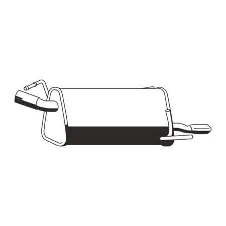 ERNST 033268 Endschalld&auml;mpfer Auspuff Endtopf f&uuml;r OPEL Meriva A 1.8 125 PS Z18XE 93335170