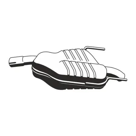 ERNST 043212 Endschalld&auml;mpfer Auspuff f&uuml;r OPEL Vectra C / CC 2.0 16V Turbo 2.2 DGi 3.2 V6