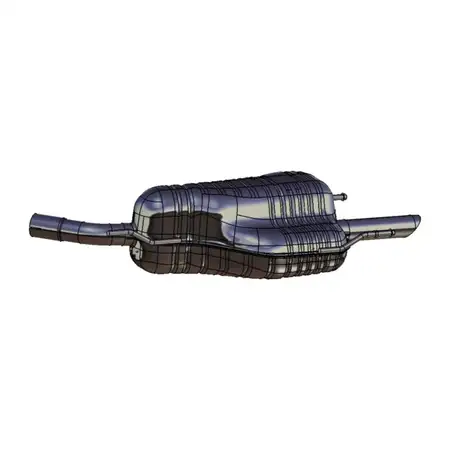 ERNST 055116 Endschalld&auml;mpfer Auspuff Endtopf f&uuml;r OPEL Astra G CC 1.6 1.8 84-125 PS