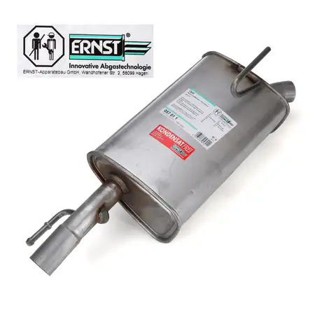ERNST 057011 Endschalld&auml;mpfer f&uuml;r OPEL Meriva A 1.4 16V Twinport 90 PS Z14XEP 13107578