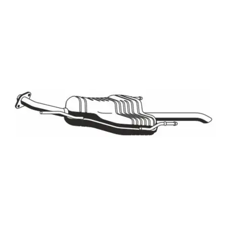 ERNST 052122 Endschalld&auml;mpfer Auspuff f&uuml;r OPEL Astra G Caravan 1.7/2.0 DI/TDI/DTI 16V