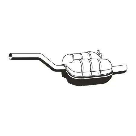 ERNST 156011 Endschalld&auml;mpfer Auspuff f&uuml;r VW Golf 6 Variant 1.2 TSI 86/105 PS 1K5253609CD