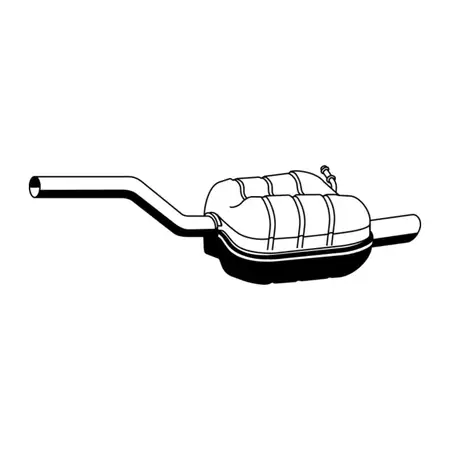 ERNST 156028 Endschalld&auml;mpfer Auspuff f&uuml;r VW Golf 5 6 Variant Jetta 3 1.4 1.6 80/102 PS