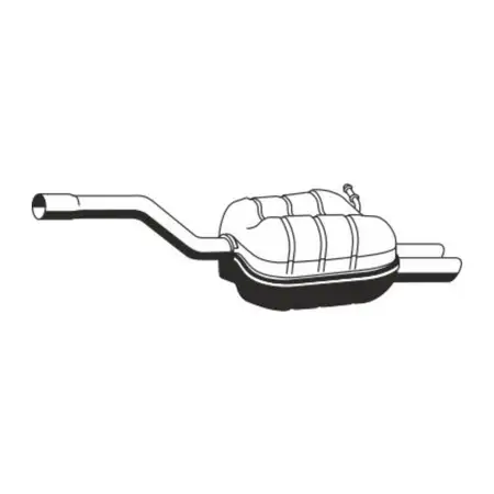ERNST 157032 Rear Muffler for VW Golf 6 Variant 2.0 TDI 140 hp 1K5253609BN