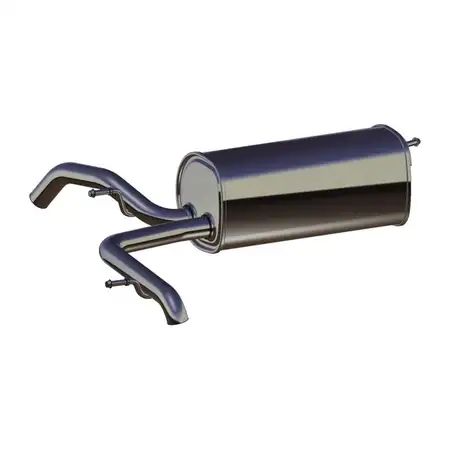 ERNST 202206 Endschalld&auml;mpfer Auspuff f&uuml;r AUDI A2 (8Z0) 1.4 75 PS mit 34L Tank 8Z0253609C