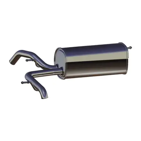 ERNST 202213 Endschalld&auml;mpfer Auspuff f&uuml;r AUDI A2 (8Z0) 1.4 75 PS mit 42L Tank 8Z0253609N