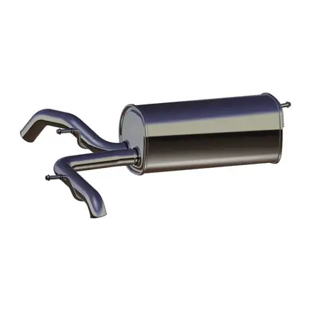ERNST 202220 Endschalld&auml;mpfer f&uuml;r AUDI A2 (8Z0) 1.4 TDI 75 PS mit 34L Tank 8Z0253609L