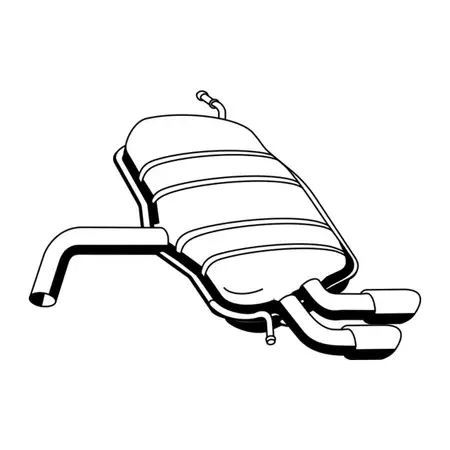 ERNST 203111 Endschalld&auml;mpfer Auspuff f&uuml;r SKODA Yeti (5L) 1.4 TSI 122 PS bis 11.2013