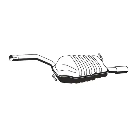 ERNST 244152 Endschalld&auml;mpfer f&uuml;r AUDI A4 B6 2.0 / FSI 130/150 PS ab 12.2000 8E0253609AT