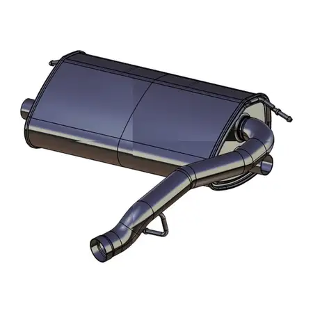 ERNST 309004 Endschalld&auml;mpfer Auspuff Endtopf f&uuml;r FORD Kuga 1 MK1 2.5 2.0 TDCi