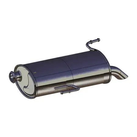 ERNST 505215 Endschalld&auml;mpfer Auspuff f&uuml;r PEUGEOT 206 SW 1.1 1.4 1.4/1.6 16V 1.4 HDi