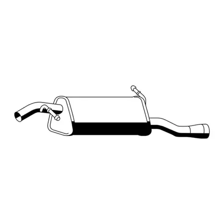 ERNST 506137 Endschalld&auml;mpfer Auspuff f&uuml;r PEUGEOT 207 / CC / SW 1.4/1.6 16V 95/109/120 PS