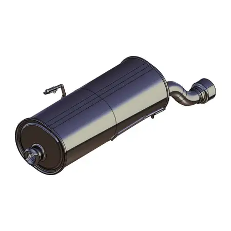 ERNST 506267 Rear Muffler for PEUGEOT 206+ 1.1 1.4i 60/73/75 hp 1730.EE