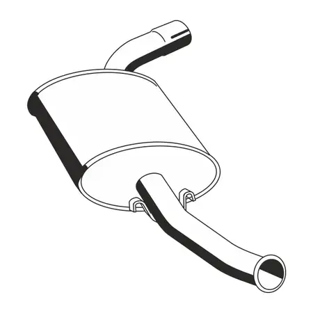 ERNST 515054 Endschalld&auml;mpfer Auspuff f&uuml;r PSA Jumper 1 Boxer FIAT Ducato 230 1.9/2.5/2.8D