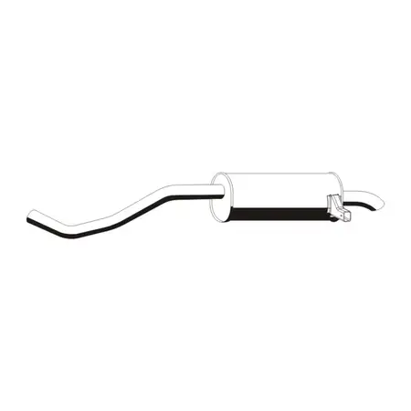 ERNST 523066 Endschalld&auml;mpfer f&uuml;r RENAULT Clio 3 Grand / Modus 1.5 dCi bis 2012 8200881478